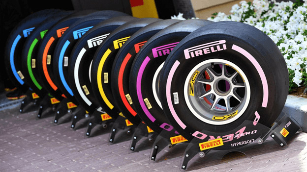 F1 racing tires